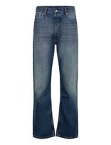 Weekday - Space Mid Rise Relaxed Straight Leg Jeans - Įprasto kirpimo džinsai - Mėlyna