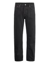 Weekday - Space Mid Rise Relaxed Straight Leg Jeans - Įprasto kirpimo džinsai - Juoda