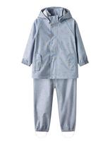 Lil'Atelier - Nmfladry10 Rain Set Aop Fo Lil - Lietaus drabužių komplektas - Mėlyna