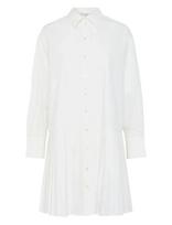 YAS - Yaselli Ls Shirt Dress S. Noos - Iki kelių ir midi suknelės - Balta