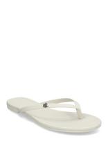 Lauren Ralph Lauren - Raquel Leather Flip-Flop - Šlepetės - Balta