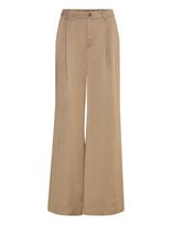 Lauren Ralph Lauren - Satin Charmeuse Wide-Leg Pant - Plačios kelnės - Smėlio