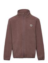 Hummel - Hmljr Fleece Zip Jacket Bee - Flisinė striukė - Ruda