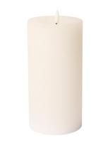 C'est Bon - Rustic Finish Led Pillar Candle - LED žvakė - Balta