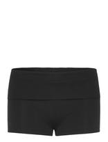 Gina Tricot - Basic Folded Hotpants - Dviratininko šortai - Juoda
