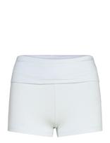 Gina Tricot - Basic Folded Hotpants - Dviratininko šortai - Balta