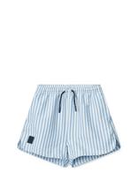 Liewood - Aiden Seersucker Board Shorts - Maudymosi šortai - Mėlyna