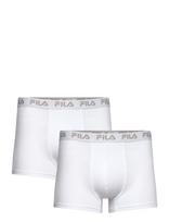 FILA Underwear - Fila 2Pk Boxer - Sportiniai bokser šortai - Balta