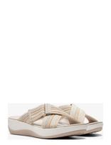 Clarks - Arla Wave D - Plokščiapadės basutės - Smėlio