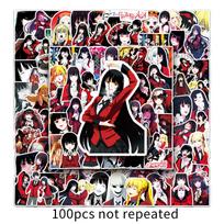 Kakegurui Anime Grafiti Lipdukai: 100 vandeniui atsparių lipdukų pasidaryk pats projektams, riedlentėms, buteliams, bagažui