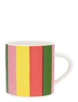 Arabia - Vuokko Mug 0,35L Pieni 4-Raita - Kavos puodelis - Marga / raštuota