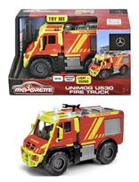 Majorette - Majorette Mercedes-Benz Unimog U530 Brandbil, 14 Cm - Gaisrinės mašinos žaislas - Raudona