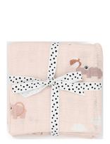 Done By Deer - Burp Cloth 2-Pack Playground Powder - Kūdikių antklodė - Rožinė