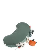 Done By Deer - Tummy Time Activity Pillow Tiny Farm Green - Kūdikių žaislai - Žalia
