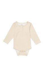 Cam Cam Copenhagen - Long Sleeved Body William - Marškinėliai ilgomis rankovėmis - Smėlio