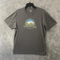 Eddie Bauer T-Shirt Mens Medium Glacier Park WA Grat. Short Sleeve Crew Neck S įvairiaspalvis