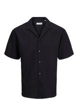 Jack & Jones - Jjmassimo Resort Shirt Ss Ln - Marškiniai trumpomis rankovėmis - Juoda