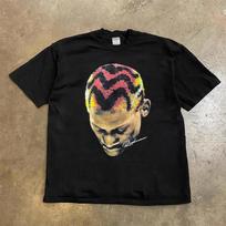 Vyriški Vintažiniai Hip Hop T-shirtai su Dennis Rodman Spaudiniu Medvilniniai Apvalia Kaklo Trumpomis Rankovėmis Hip Hop Mada Streetwear Vyriški T-shirtai S įvairiaspalvis