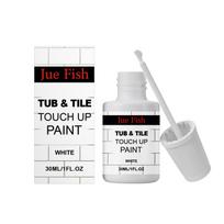 Bathtub Ceramic Repair Paint Covering Scratches & Stains Restore Bright White Luster Renovation Quick Drying Tile Touch up Paint