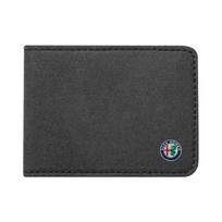 ACZX9 Car Driver License Suede Leather Bag Auto Driving Documents Cover For Alfa Romeo Sportiva Giulia Giulietta 159 156 Stelvio juoda