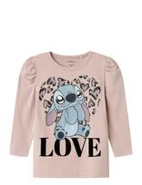 Name It - Nmfjamin Stitch Ls Top Box Noos Wdi - Megztinis - Rožinė