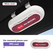 YNAZ6 Car Portable Sun Visor Sunglasses Holder Case Glasses Boxes Interior Accessories For KIA Ceed Sportage Rio K5 K2 Optima Cerato