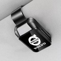 AAKD1 Car Interior Sun Visor Eyeglasses Holder Sunglasses Clip for Volvo XC60 S90 XC90 S60 XC40 V60 V90 S40 Volvo EX30 C40 Accessories