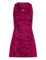 J. Lindeberg - Maddy Printed Dress - Sportinė suknelė - Raudona