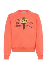 THE ANIMALS OBSERVATORY - Shark Kid Sweatshirt Salmon - Megztinis - Oranžinė