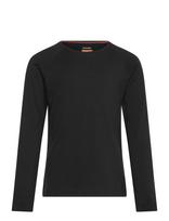 Icebreaker - Kids Merino 200 Oasis Ls Crewe - Apatinės kelnės - Juoda