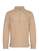 The Resort Co. - Linen Jersey Popover Sand - Lininiai marškiniai - Smėlio