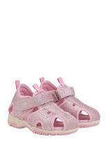 Color Kids - Baby Sandals W. Velcro Strap - Sandalai - Rožinė