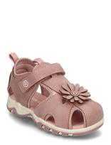 Color Kids - Baby Sandals W. Velcro Strap - Sandalai - Rožinė