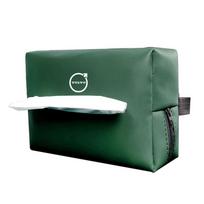 AAKR1 Leather Car Tissue Box Sun Visor Seat Back Hanging Bag Accessories For Volvo Rdesign V60 V40 XC90 S60 C30 XC60 V50 V70 S90 AWD