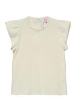 Vero Moda Girl - Vmpretty Ss Top Wvn Ga Girl - Palaidinės ir tunikos - Kreminė spalva