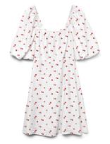 Vero Moda - Vmodette 2/4 Short Bow Dress Wvn - Trumpa suknelė - Balta