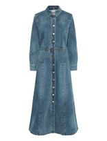 Gestuz - Gzviva Ls Long Dress - Ilga suknelė - Mėlyna
