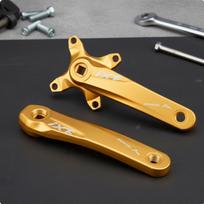 104 BCD Mountain Bike Crankset Single Chainring Compatible Lightweight violetinė
