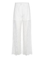 Dante6 - Dante6-Shiloh Straight Leg Lace Pants - Plačios kelnės - Balta