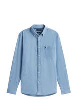 Tommy Hilfiger - Chambray Pocket Rf Shirt - Džinsiniai marškiniai - Mėlyna