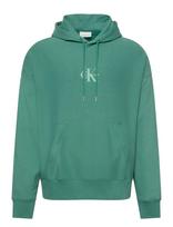 Calvin Klein Jeans - Premium Terry Micro Monologo Hoo - Džemperis - Žalia