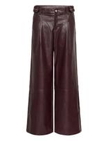 Culture - Culilli Pu Pants - Plačios kelnės - Burgundiška splava