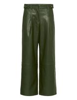 Culture - Culilli Pu Pants - Plačios kelnės - Chaki spalva