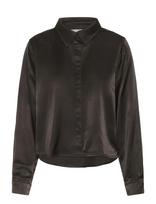 My Essential Wardrobe - Estellemw Short Shirt - Marškinėliai ilgomis rankovėmis - Juoda