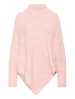 Cream - Crholiday Turtelneck Poncho - Pončas - Rožinė