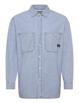 G-Star - Relaxed 2-Pkt Shirt L\S - Laisvalaikio marškiniai - Mėlyna