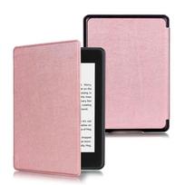 Fashion Folio Auto Waking/Sleeping Protective Shell Magnetic Cover Smart Case PU Leather For 2018 New Kindle Paperwhite juoda