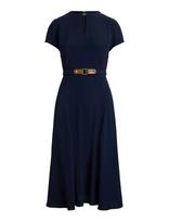 Lauren Ralph Lauren - Silky Ggt 154-Dress - Iki kelių ir midi suknelės - Tamsiai mėlyna
