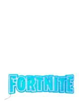 Paladone - Fortnite Wall Mountable Led Neon Light - Sieninis šviestuvas - Mėlyna