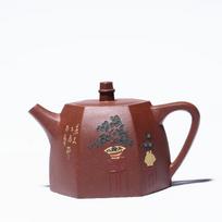 1 vnt Žaliavos rūdos retro arbatos puodelis Chinese Yixing purpurinio molio arbatinukas, rankų darbo filtras, virdulys, buitinis arbatos rinkinys kelioniniams gėrimams 300 ml 133x85mm   300ml brown